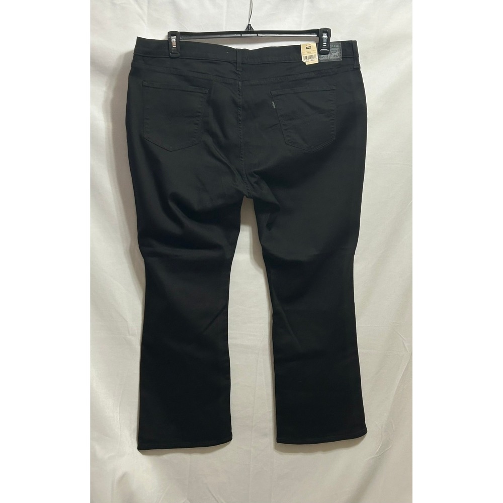 NWT Levis Womens Classic Bootcut Jeans Black Hypersoft Mid Rise Plus Size 26W M - Picture 8 of 9